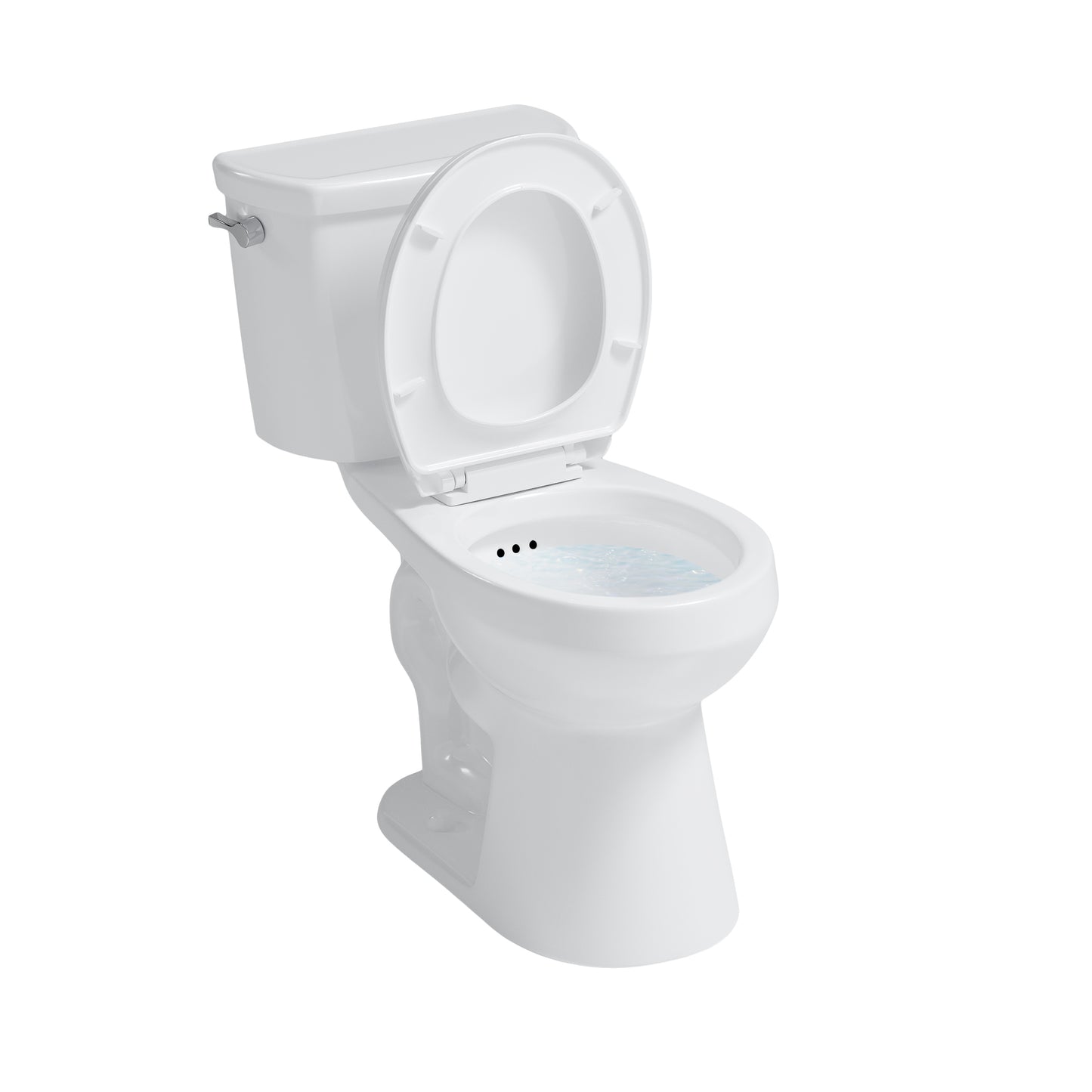 Easley™ 2-Piece 1.28 GPF White Round ADA Plus Height™ Toilet