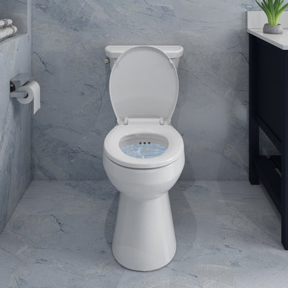 Easley™ 2-Piece 1.28 GPF White Round ADA Plus Height™ Toilet