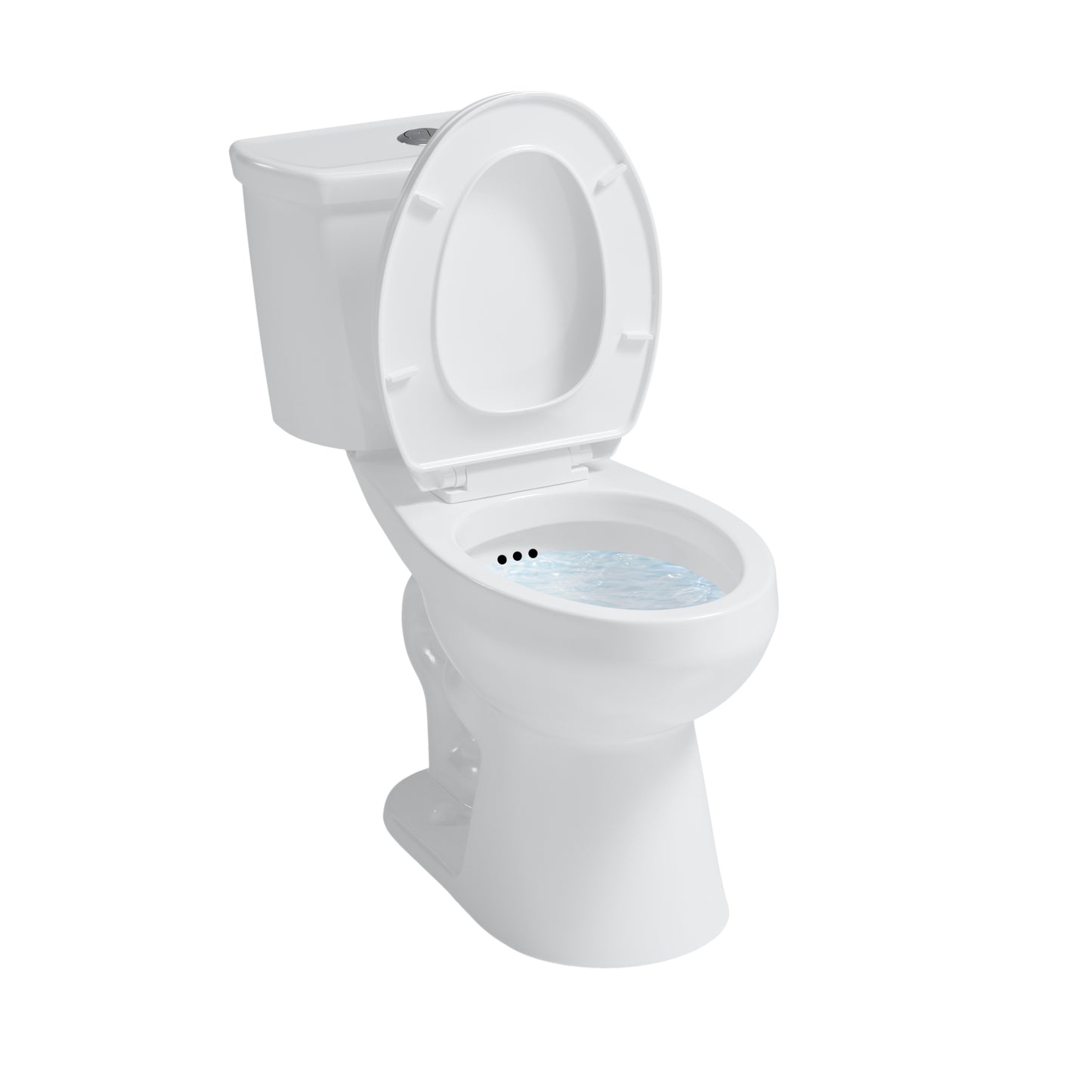 Easley™ 2-Piece 1.28/0.92 GPF Dual Flush White Elongated Plus Height™ Toilet