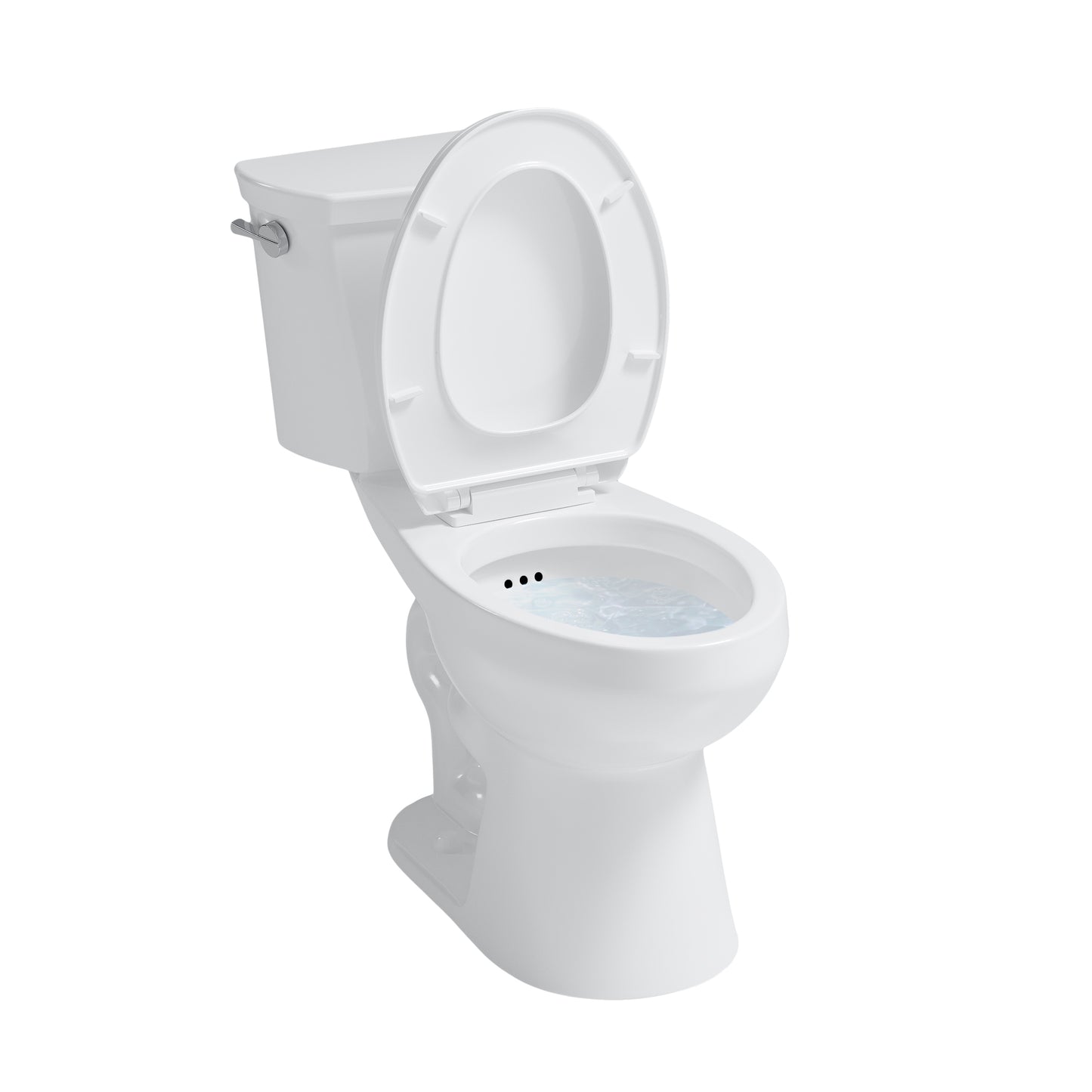 Deven™ 2-Piece 1.28 GPF White Elongated ADA Plus Height Toilet