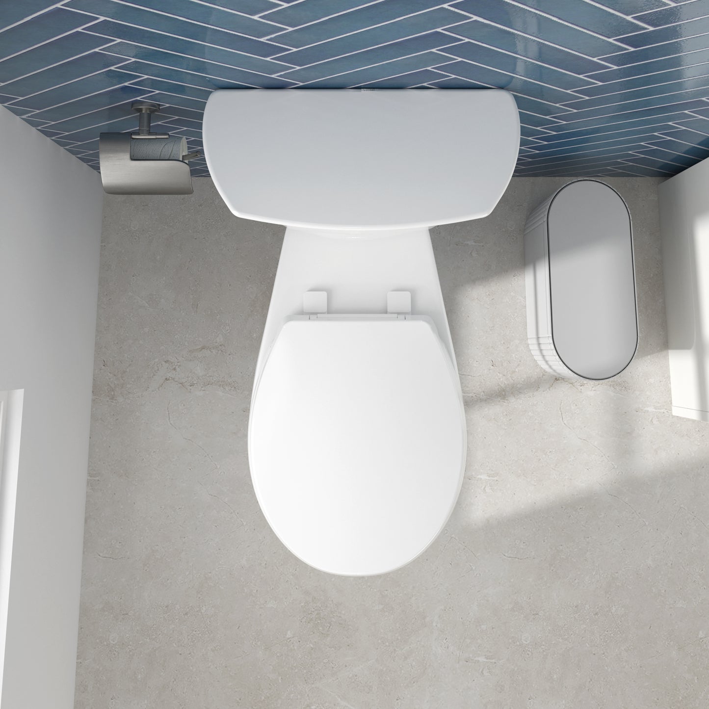 Deven™ 2-Piece 1.28 GPF White Round ADA Plus Height™ Toilet